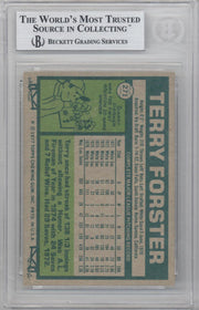 Terry Forster Autographed 1977 Topps Card #271 Chicago White Sox Beckett BAS #10211451