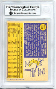 Ron Bryant Autographed 1970 Topps Card #433 San Francisco Giants Beckett BAS #10540312