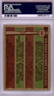 Royle Stillman & Andy Merchant Autographed 1976 Topps Rookie Card #594 PSA/DNA #26603072