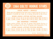Steve Hertz Autographed 1964 Topps Rookie Card #544 Houston Colt .45's High Number SKU #170361